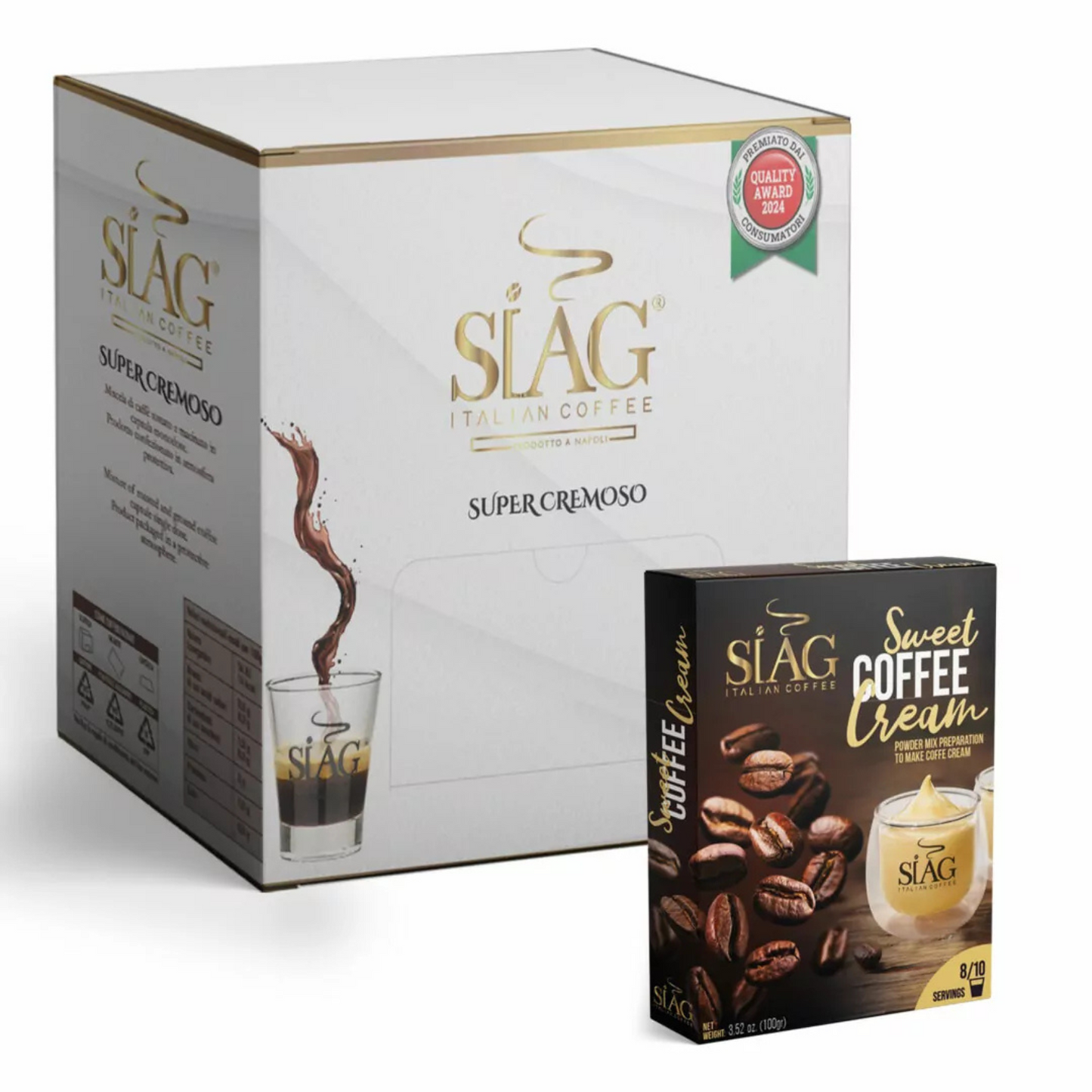Siag Caffè 100 Capsule Cremoso Compatibili A Modo Mio + Crema