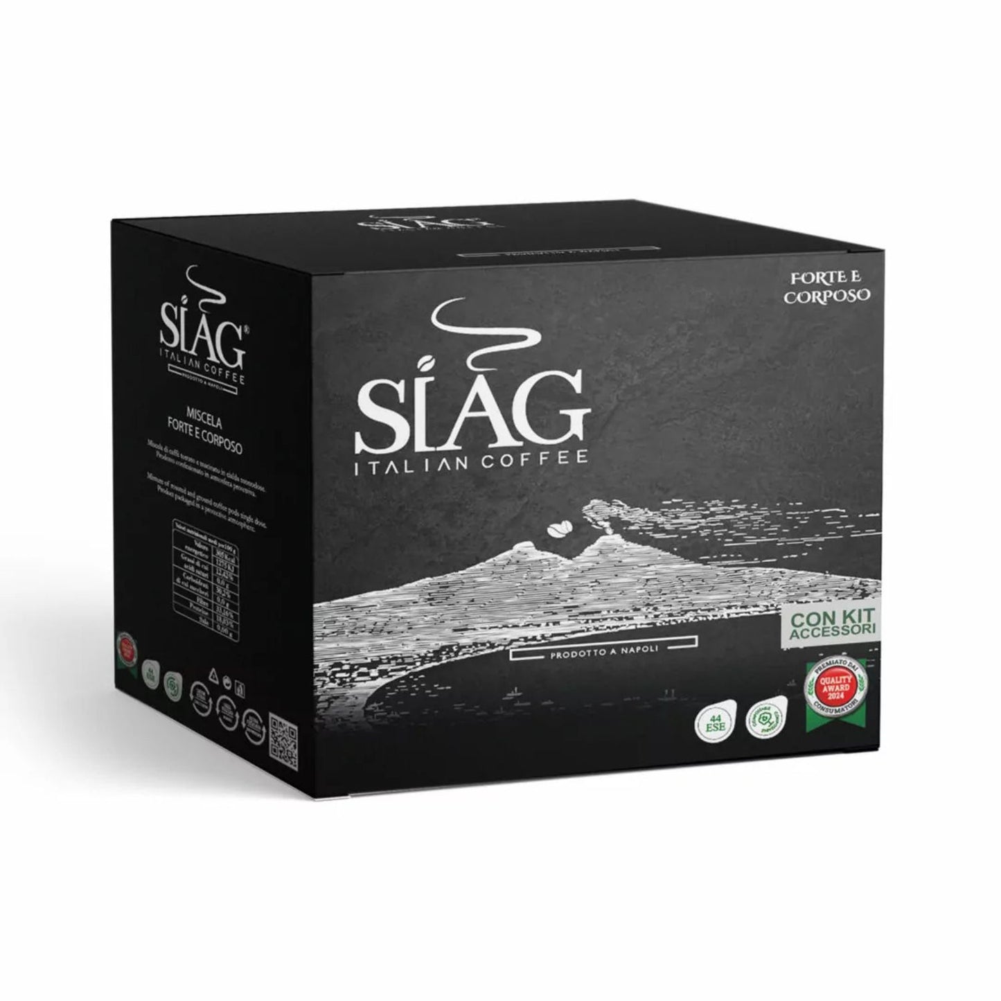 Siag Caffè 50 Cialde Nera con KIT Accessori