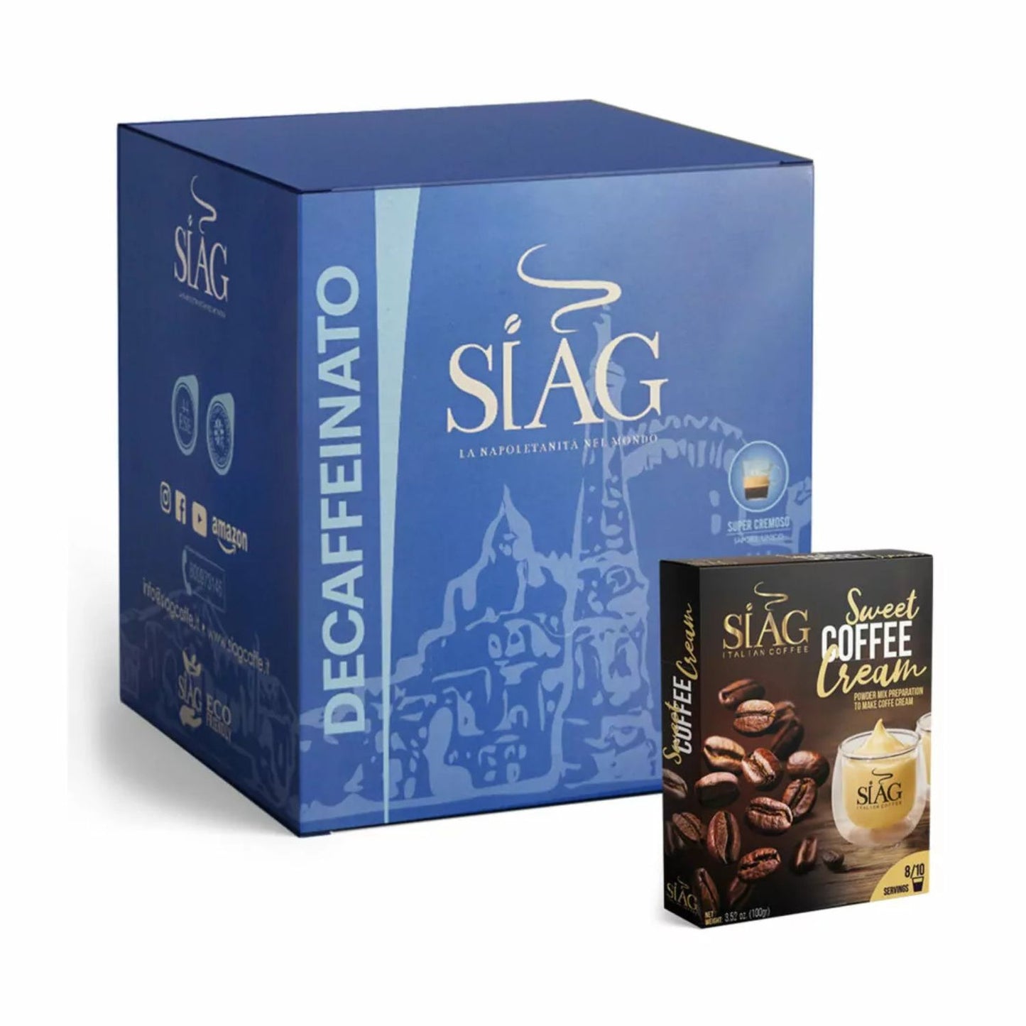 Siag Caffè 150 Cialde Dek con Crema