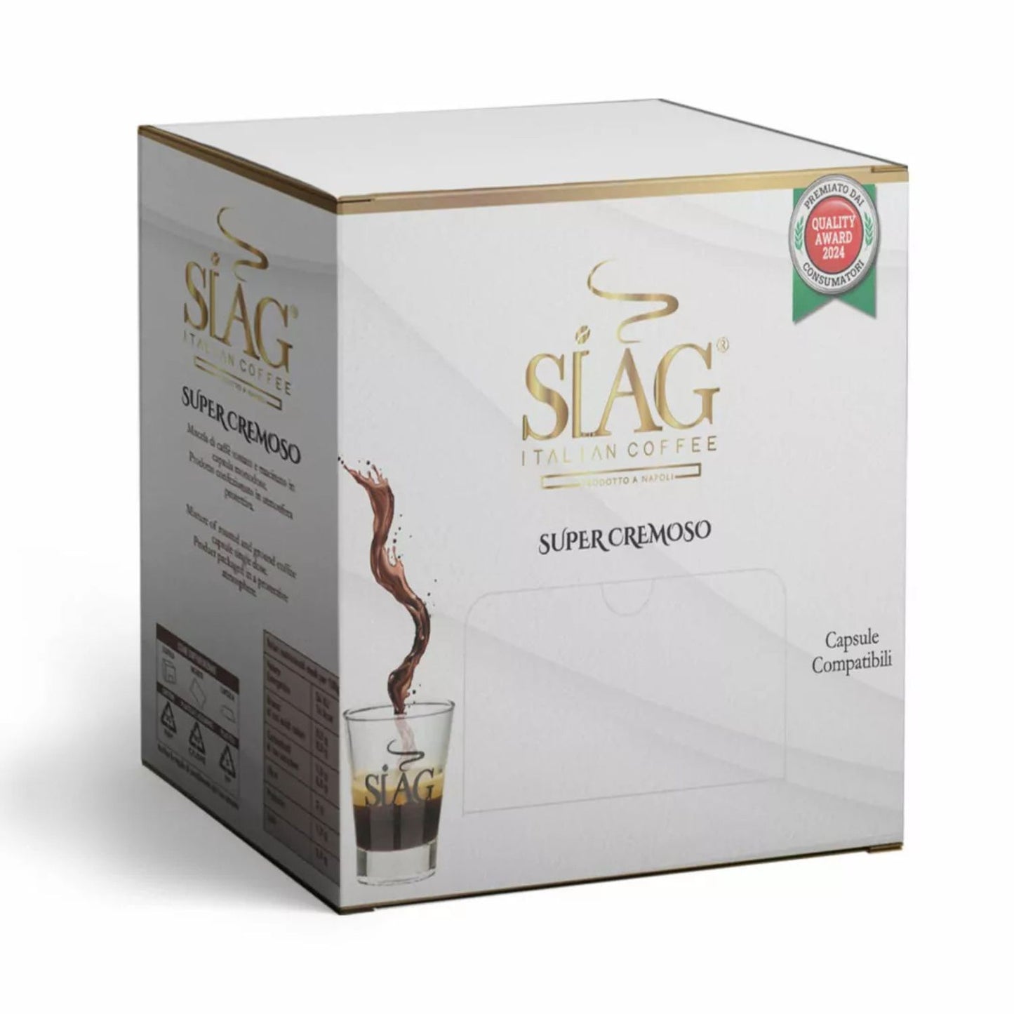 Siag Caffè 100 Capsule Cremoso Compatibili Dolce Gusto